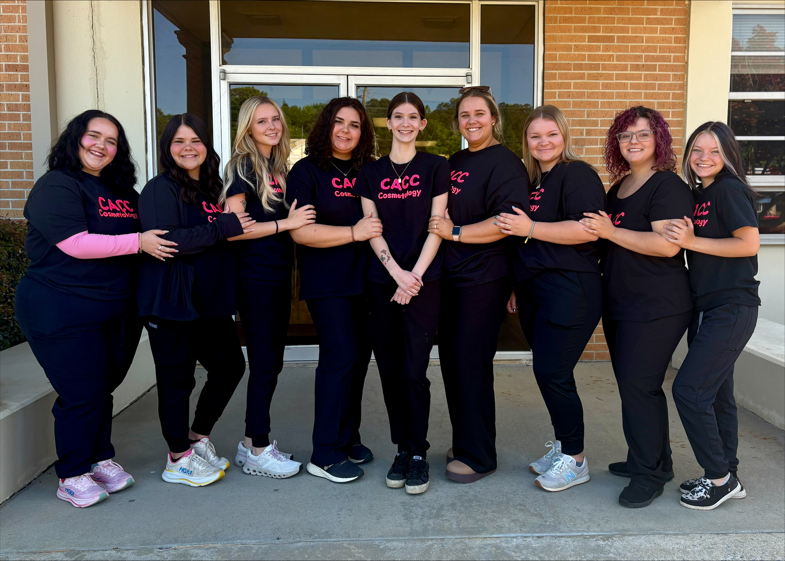 women posing for photo